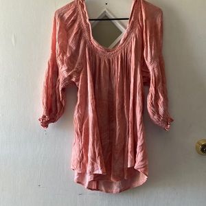 Pink tie-dye Maurices shirt